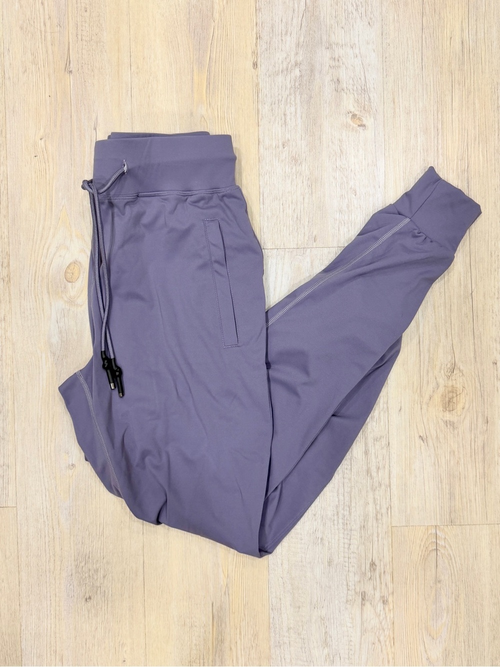 Women's Purple Drawstring Athletic Joggers